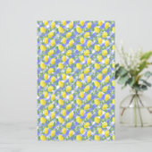 かわいいレモンブルーバッファロープレイド (スタンド正面)