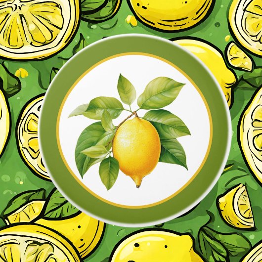 かわいいレモン好きのキッチン セラミックノブ