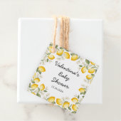かわいいレモン柑橘類フルーツサマーベビーシャワー フェイバータグ (インサイチュ)