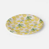 かわいいレモン柑橘類フルーツサマーベビーシャワー ペーパープレート (アングル)