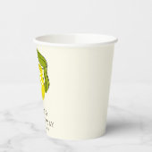 かわいいレモン1stバースデーイエロー 紙コップ (左)