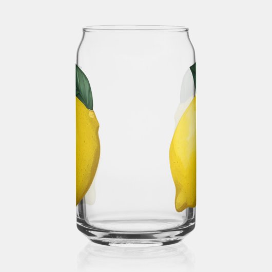 かわいいレモン ガラス缶 (左)