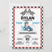 かわいいレーサー2スピード招待 招待状 (正面)