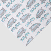 かわいいレーシングカーとフラッグキッズパターン 薄葉紙 (詳細)