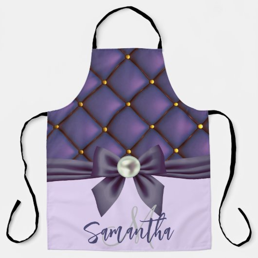 かわいいレースとパール エプロン (正面)