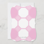 かわいいレースのブラ インナー ブライダルシャワーの招待状 招待状 (裏面)