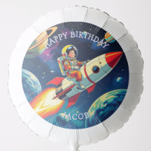 かわいいロケット弾宇宙宇宙飛行士誕生日