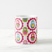 かわいいロシアの人形マグカップ コーヒーマグカップ (中央)