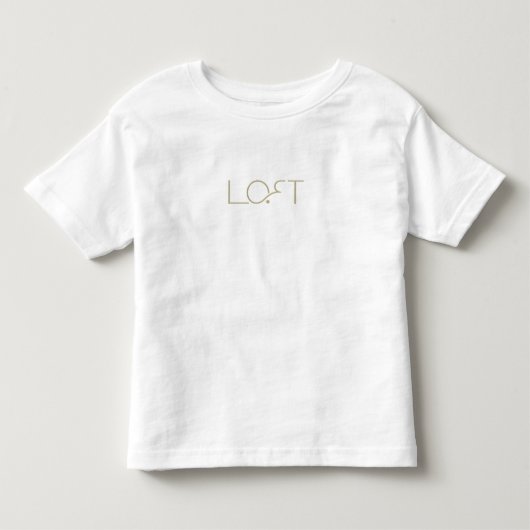 かわいいロストデザイン トドラーTシャツ (正面)