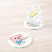 かわいいロックンマンガ豚コースター コースター (側面)