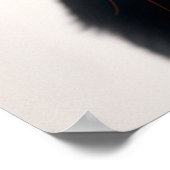 かわいいロットワイラー子犬の犬の肖像ポスターデザイン ポスター (角)