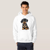 かわいいロットワイラー – ギフトロットワイラー犬のオーナー パーカ (正面フル)