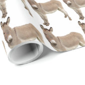 かわいいロバのバロ写真 ラッピングペーパー (ロールコーナー)