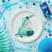 かわいいロバ紙プレート ペーパープレート (パーティー)