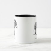 かわいいロバ&カリメラ(ギリシャ語) マグカップ (中央)