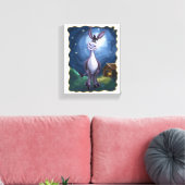 かわいいロバ キャンバスプリント (インサイチュ (リビング))