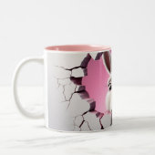 かわいいロバ ツートーンマグカップ (左)