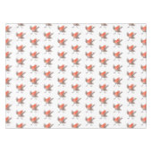 かわいいロビンの鳥の漫画 テーブルクロス (正面(横))