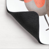 かわいいロビンの鳥の漫画 マウスパッド (コーナー)