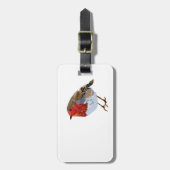 かわいいロビン ラゲッジタグ (正面縦)