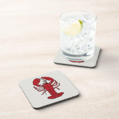 かわいいロブスターの航海のなビーチのコースターセット コースター (右側)