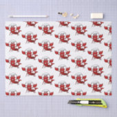 かわいいロブスター沸騰パーティー 薄葉紙 (クラフト)