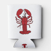 かわいいロブスター航海のビーチ缶クーラー 缶クーラー (裏面)