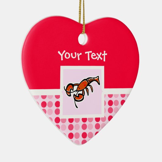 かわいいロブスター セラミックオーナメント (右)