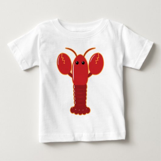 かわいいロブスター ベビーTシャツ (正面)
