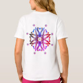 かわいいロボットが楽しいアートTシャツ Tシャツ (裏面)