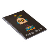 かわいいロボットの子供たちのデザイン ノートブック (右側)