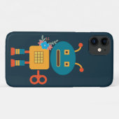 かわいいロボットの子供たちのデザイン Case-Mate iPhoneケース (裏面(横))