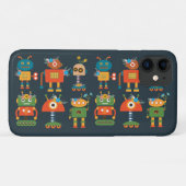 かわいいロボットの子供たちのデザイン Case-Mate iPhoneケース (裏面(横))