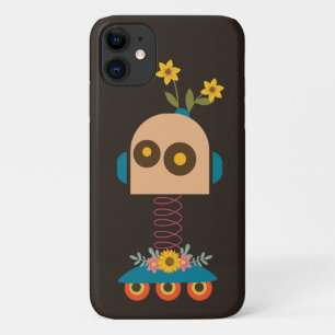 かわいいロボットの子供たちのデザイン iPhone 11 ケース