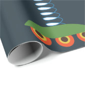 かわいいロボットの子供たちデザイン ラッピングペーパー (ロールコーナー)