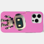 かわいいロボットの電話 Case-Mate iPhoneケース (裏面 (横))