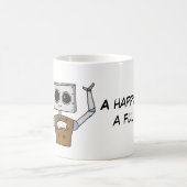 かわいいロボットコーヒーカップ コーヒーマグカップ (中央)