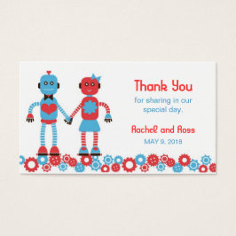 かわいいロボットテーマ結婚ズ