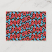 かわいいロボットテーマ結婚ズ エンクロージャーカード (裏面)