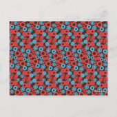 かわいいロボットテーマ結婚ズ ポストカード (裏面)