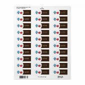 かわいいロボットテーマ結婚ズ ラベル (フルシート)