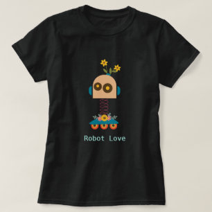 かわいいロボットデザイン Tシャツ