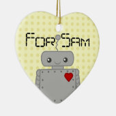 かわいいロボット セラミックオーナメント (右)