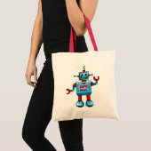 かわいいロボット トートバッグ (正面(商品))