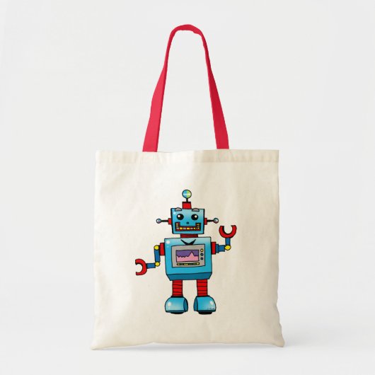かわいいロボット トートバッグ (正面)