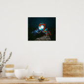 かわいいロボット ポスター (キッチン)