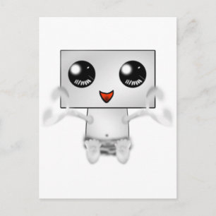 かわいいロボット ポストカード