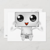 かわいいロボット ポストカード (正面/裏面)