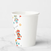 かわいいロボット 紙コップ (左)