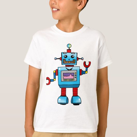 かわいいロボット Tシャツ (正面)